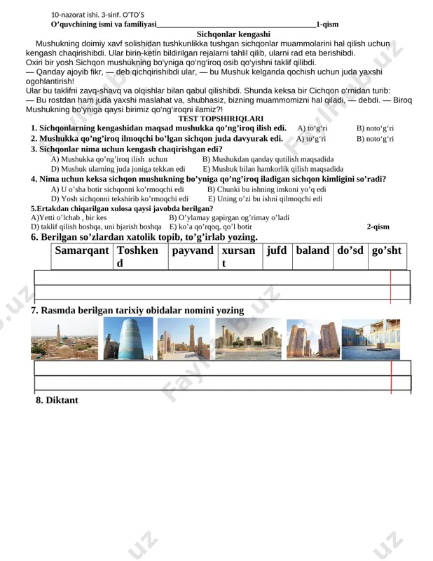 oʻtoʻs_3_10-nazorat-ishi — DOCX