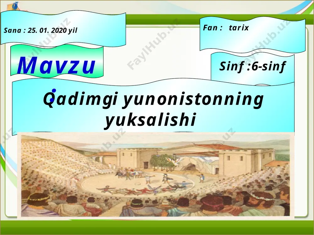 qadimgi_yunoniston(4) [vosstanovlen] — PPTX