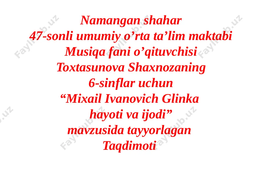 m.i.glinka47 — PPTX