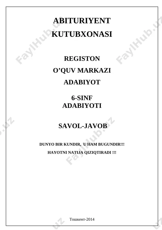 6-adab savol javob — DOCX