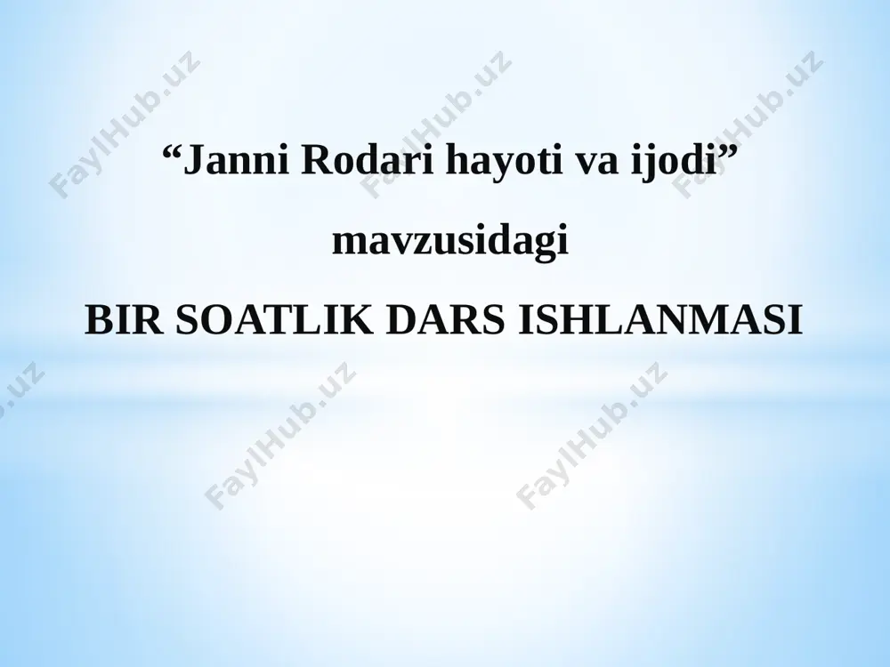 janni rodari — PPTX