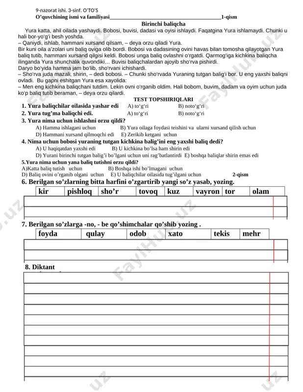 oʻtoʻs_3_9-nazorat-ishi — DOCX