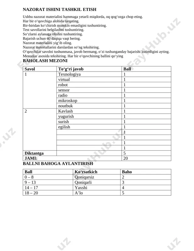 oʻtoʻs_3_8-nazorat-ishi-oʻqituvchi-uchun — DOCX