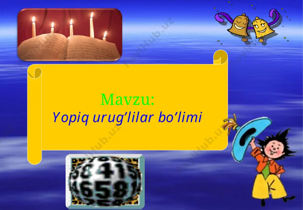 6-sinf yopiq urug'lilar (3) — PPT