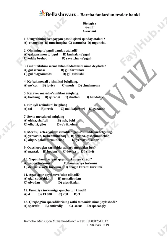 6-sinf-biologiya-bb_1-v — DOCX