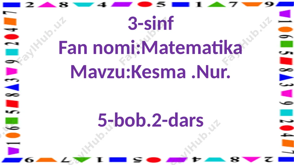 3-m.kesma .nur.2-m. — PPTX