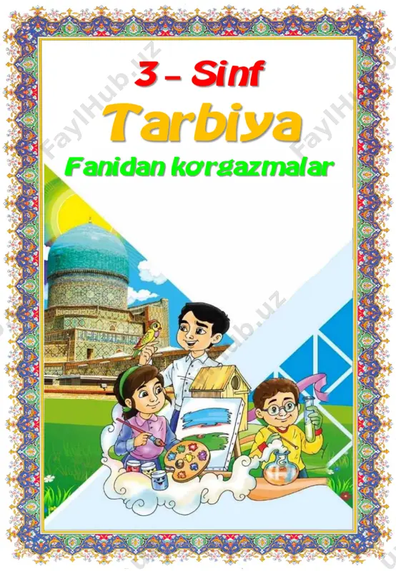 3_sinf_tarbiya_fanidan_ko'rgazmalar_yillik_2022_2023_o'quv_yili — PDF