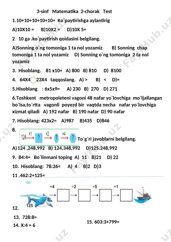3-sinf.2-chorak.nazorat ishi — DOCX