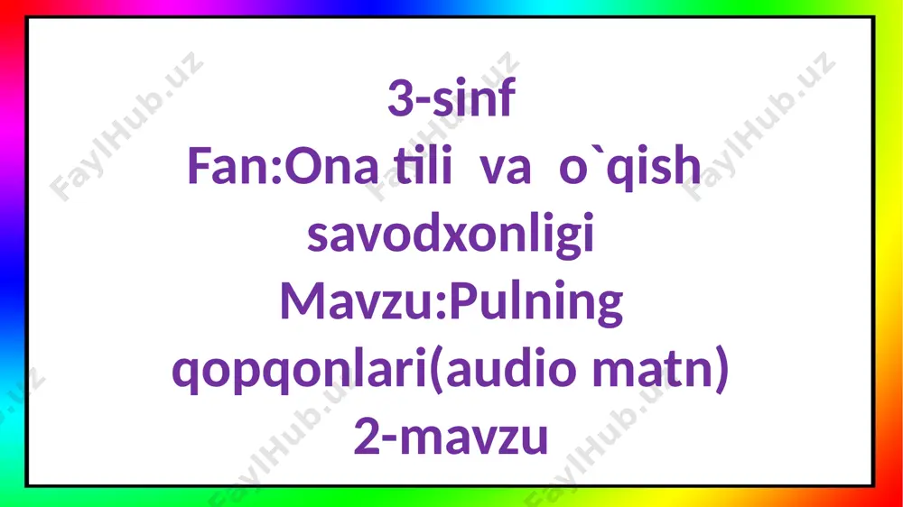 3-s,pulning qopqonlqri.2-m — PPTX