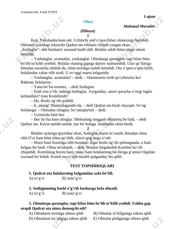 oʻtoʻs_3_2-nazorat-ishi — DOCX