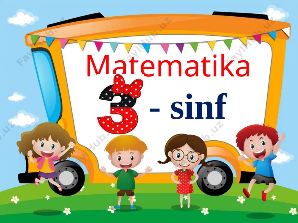 3_sinf_matem_to'rt_xonali_sonlarni_ustun_shaklida_qo'shish — PPTX