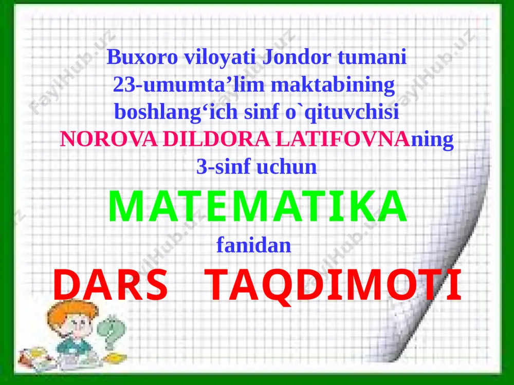 matematika . minglik — PPTX