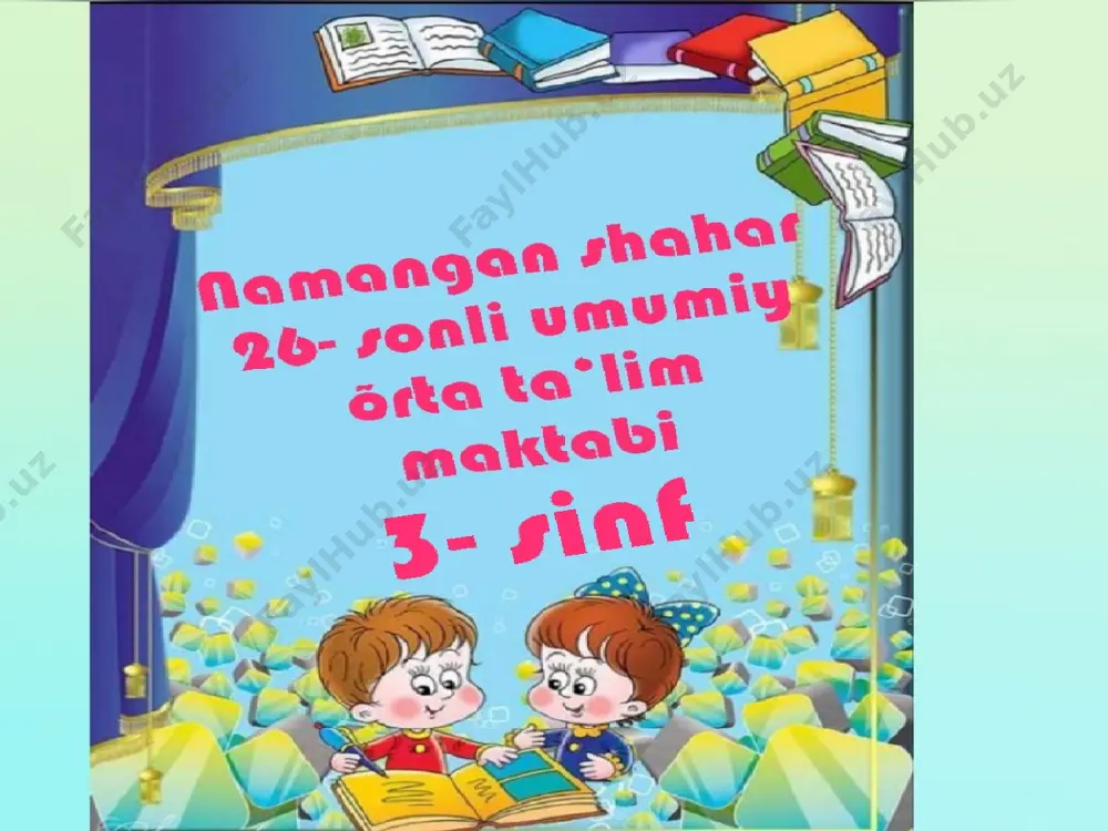 3 sinf ona tili — PPTX