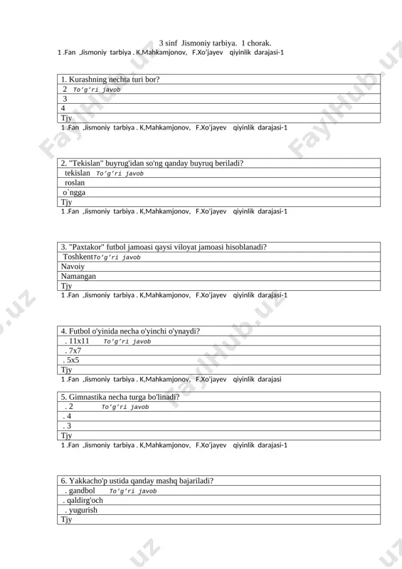 3-sinf.test — DOCX