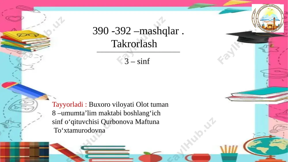 3-sinf ona tili — PPTX