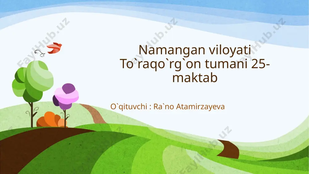ilochaning tug`ilgan kuni — PPTX