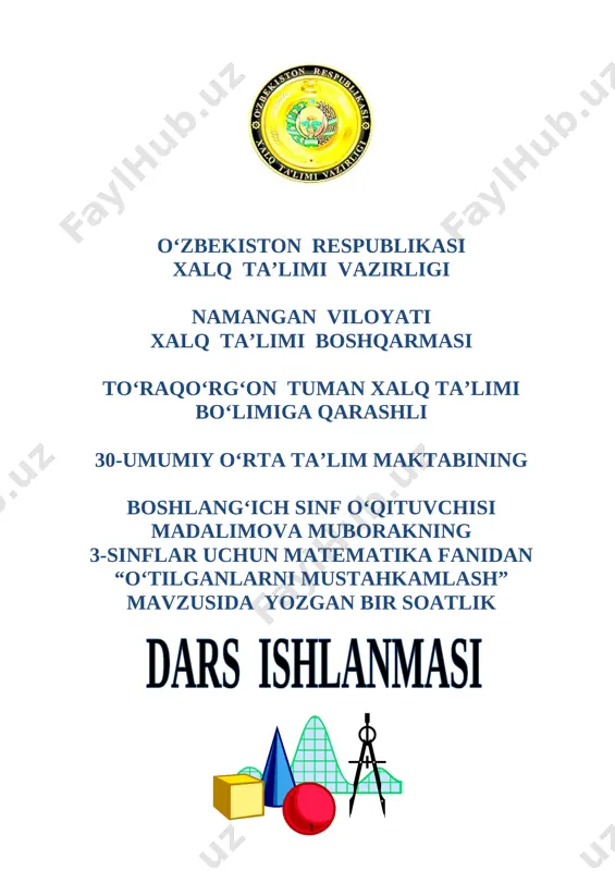 madalimova muborak — DOCX