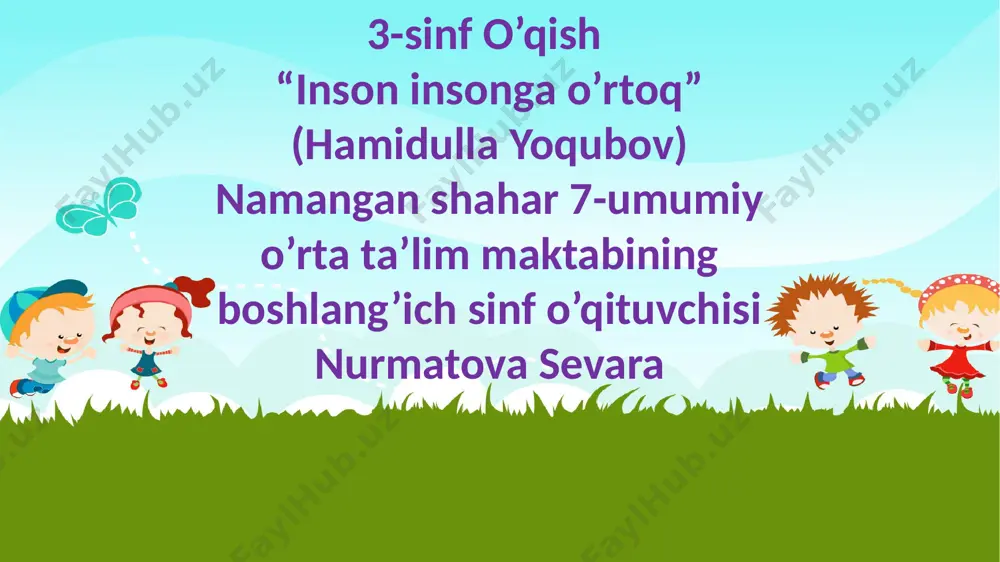 3_sinf_o'qish_namangan_shahar_7_maktab_boshlang'ich_sinf_o'qituvchisi — PPTX