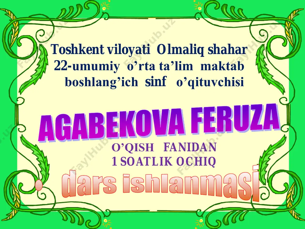 3-sinf o'qish dog'da qolgan qarg'a — PDF