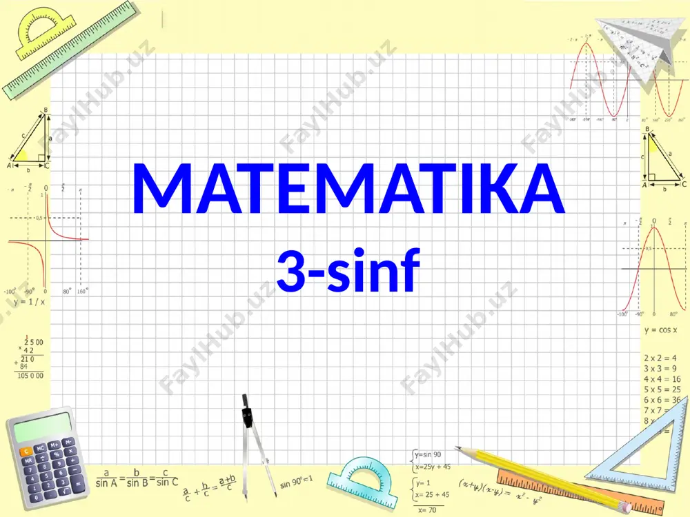 3-sinf — PPTX