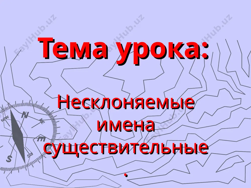 nesklonyaemie_imena_sushestvitelnie — PPT