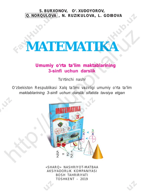 @ustozlarkanali1__matematika_3_uzb — PDF