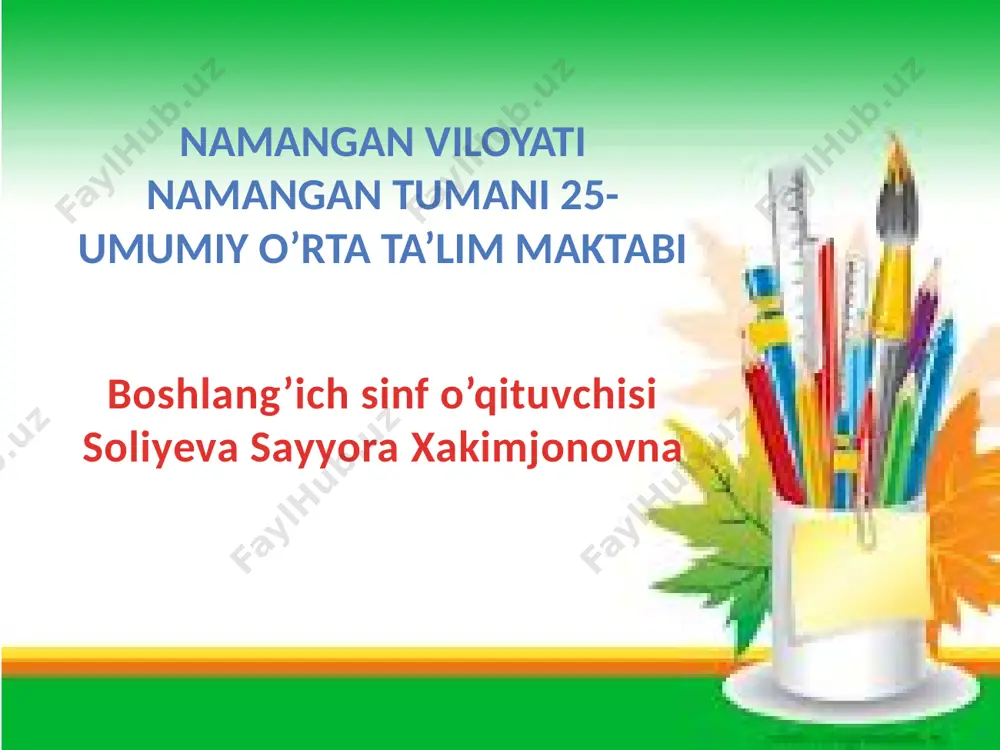 3-sinf fazoviy figuralar — PPTX