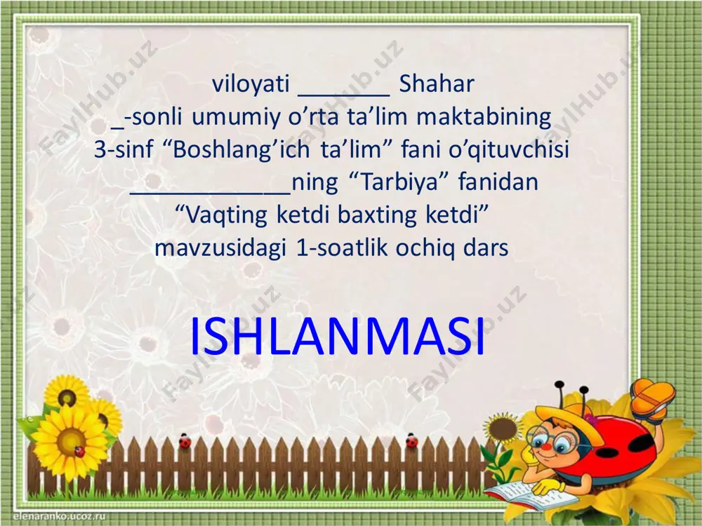 3-sinf_3-chorak_vaqting ketdi baxting ketdi — PDF