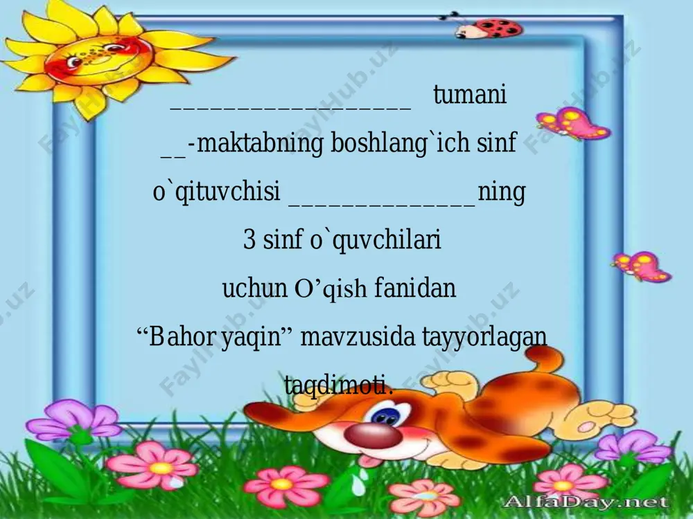 3-sinf o'qish_bahor yaqin 3-chorak — PDF