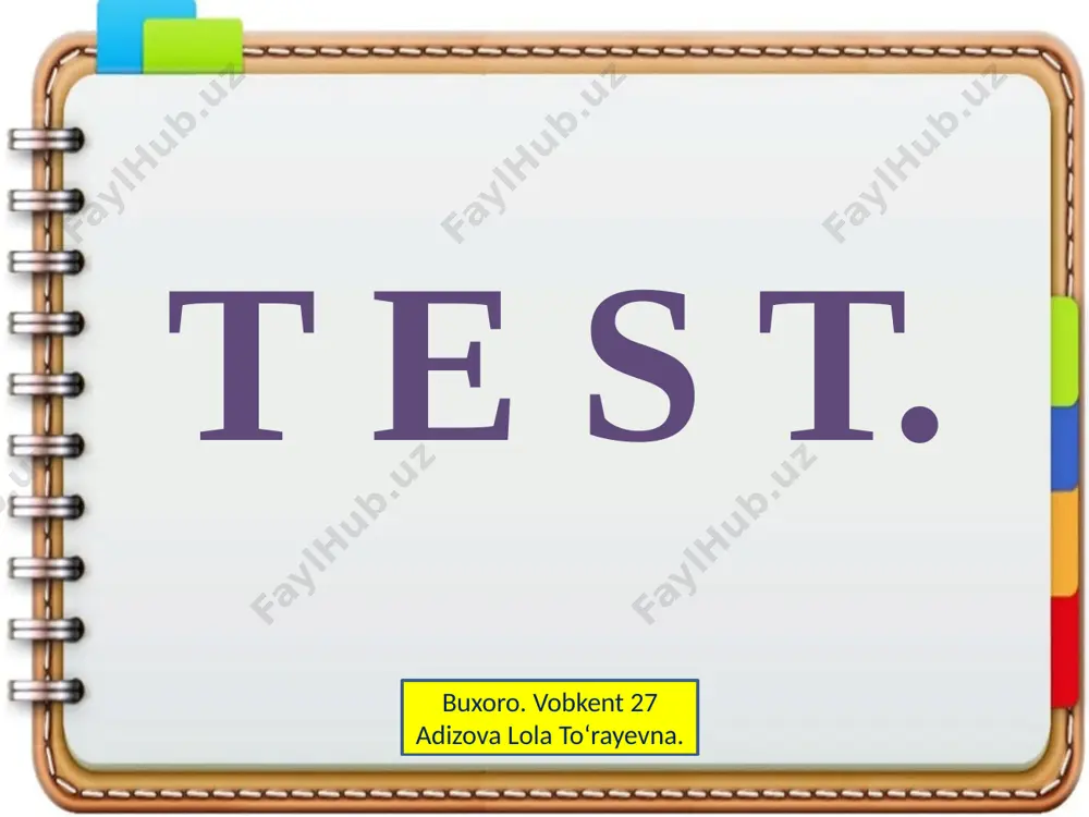 02.22. matem test — PPTX