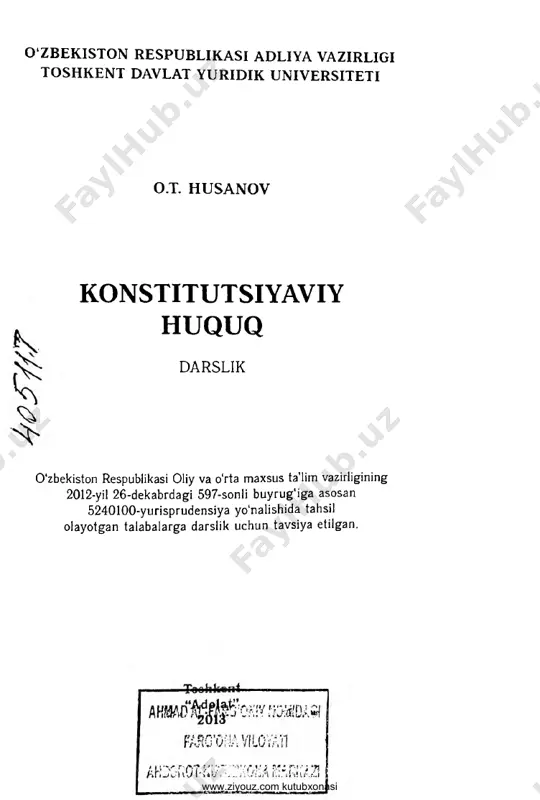 konstitutsiyaviy huquq (o.husanov)-1 — PDF