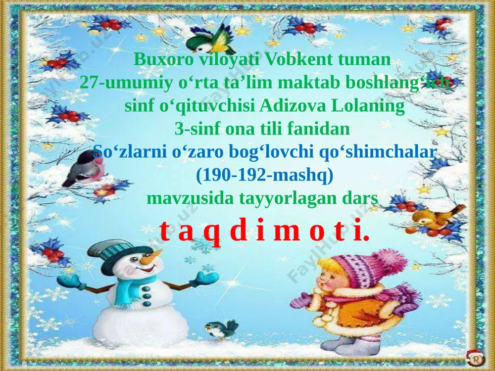 190-192-mashqlar — PPTX