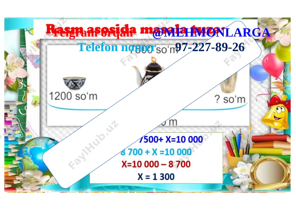 3_sinf_3_chorak_mmatematika_mavzulashgan_kurgazma_2021_2022_yil — DOCX