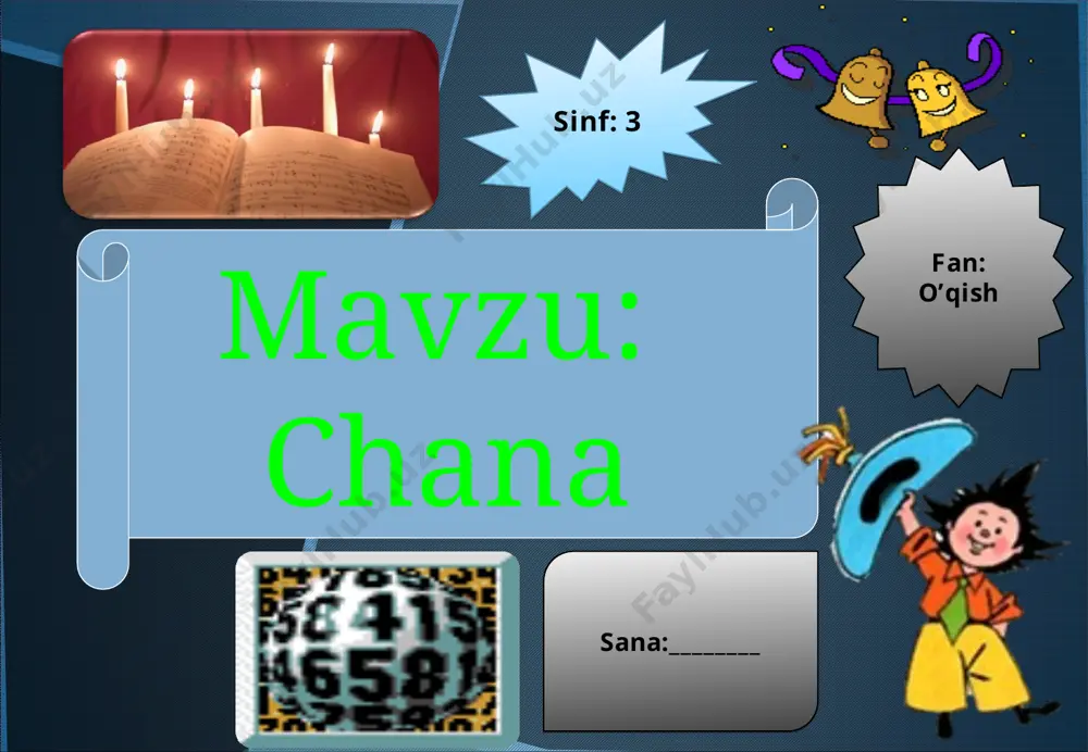 3-sinf chana — PPT