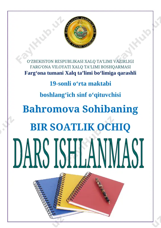 son so‘z turkumi — DOCX