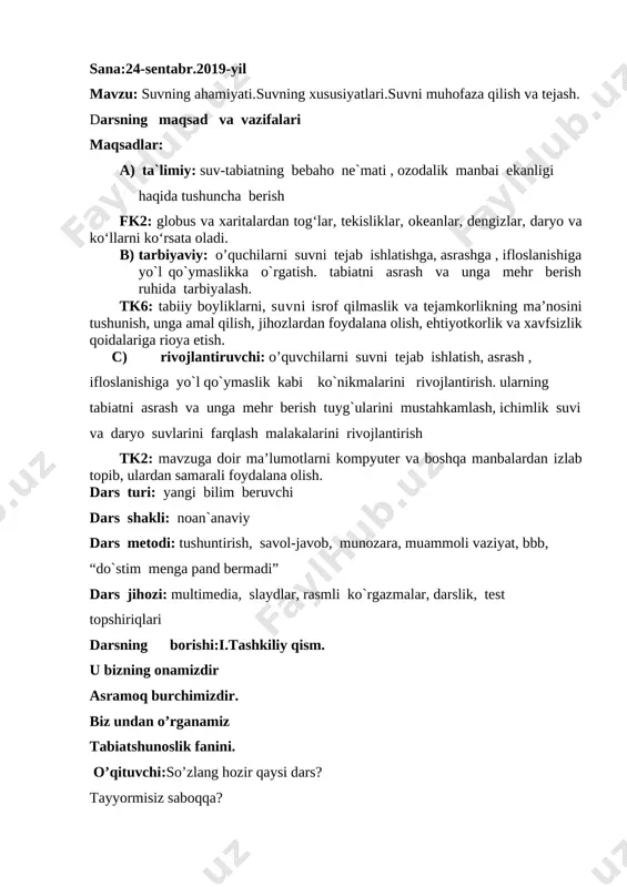 suvning_ahamiyati_suvning_xususiyatlari — DOCX