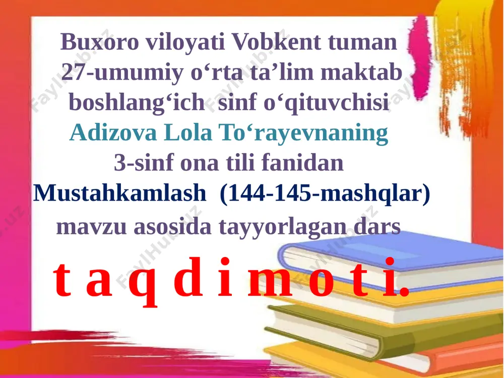 144-145-mashqlar — PPTX