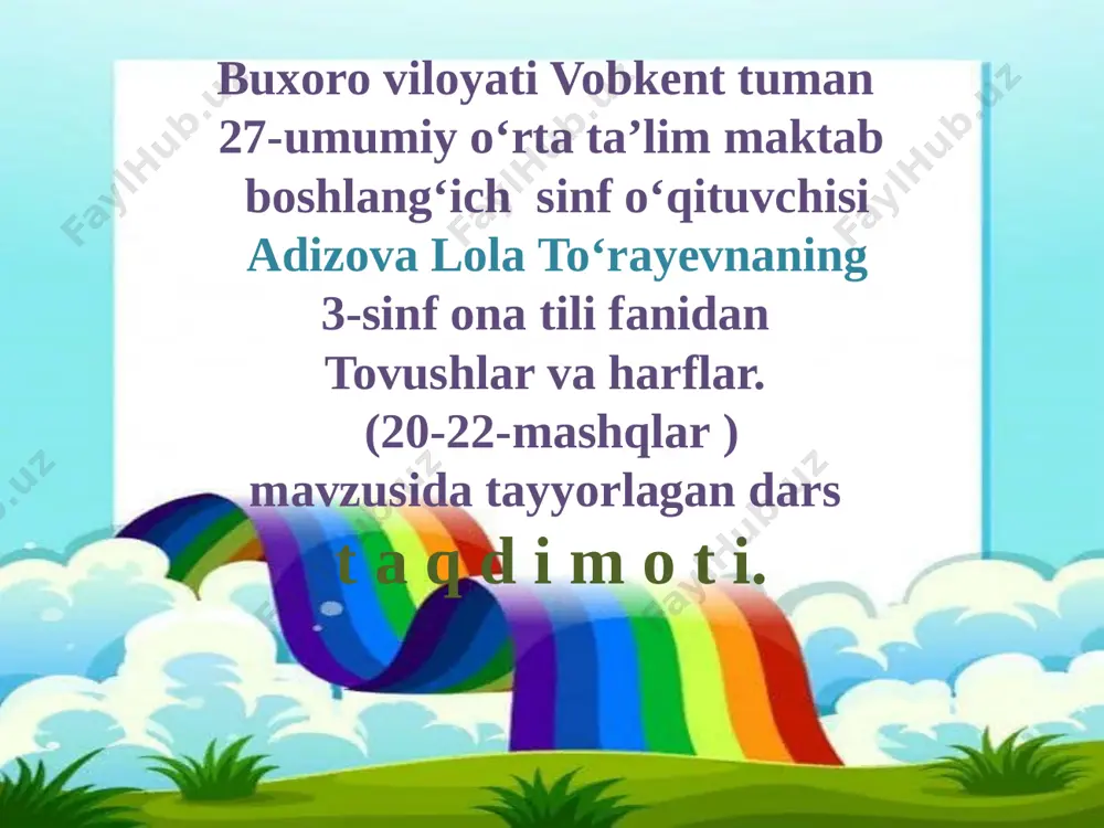 20-22-mashqlar — PPTX