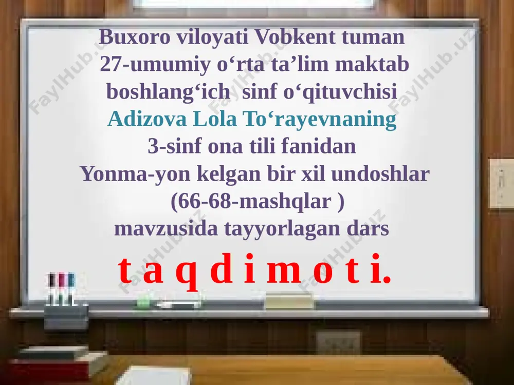 14-oktabr. gapning maqsadiga ko 'ra turlari. 69-71 — PPTX