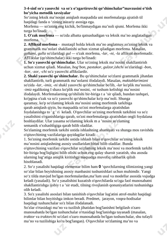 3_4_sinf_so'z_yasovchi_va_so'z_o’zgartiruvchi — DOCX