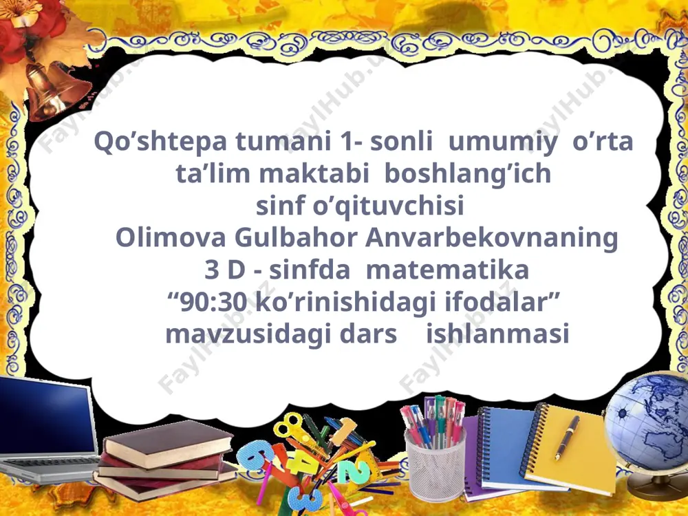 matematika 3 sinf last — PPT