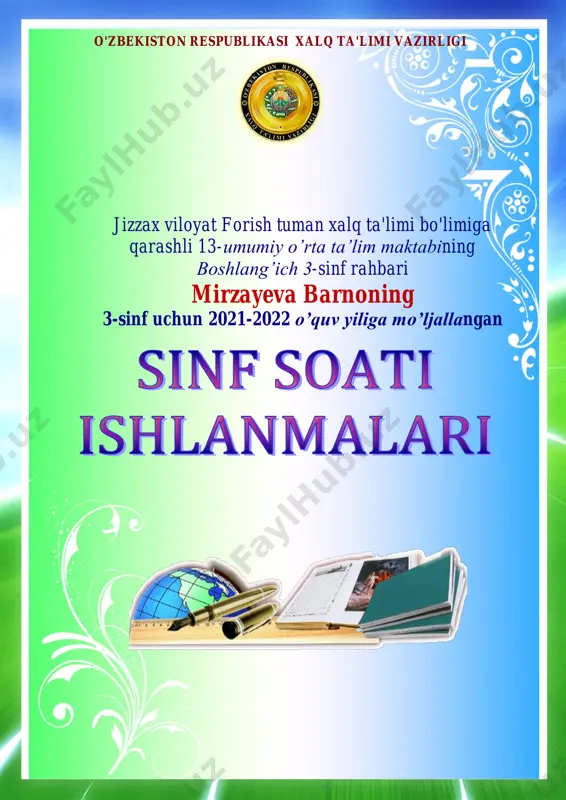 sinf soati 3-sinf 2021-2022 — PDF