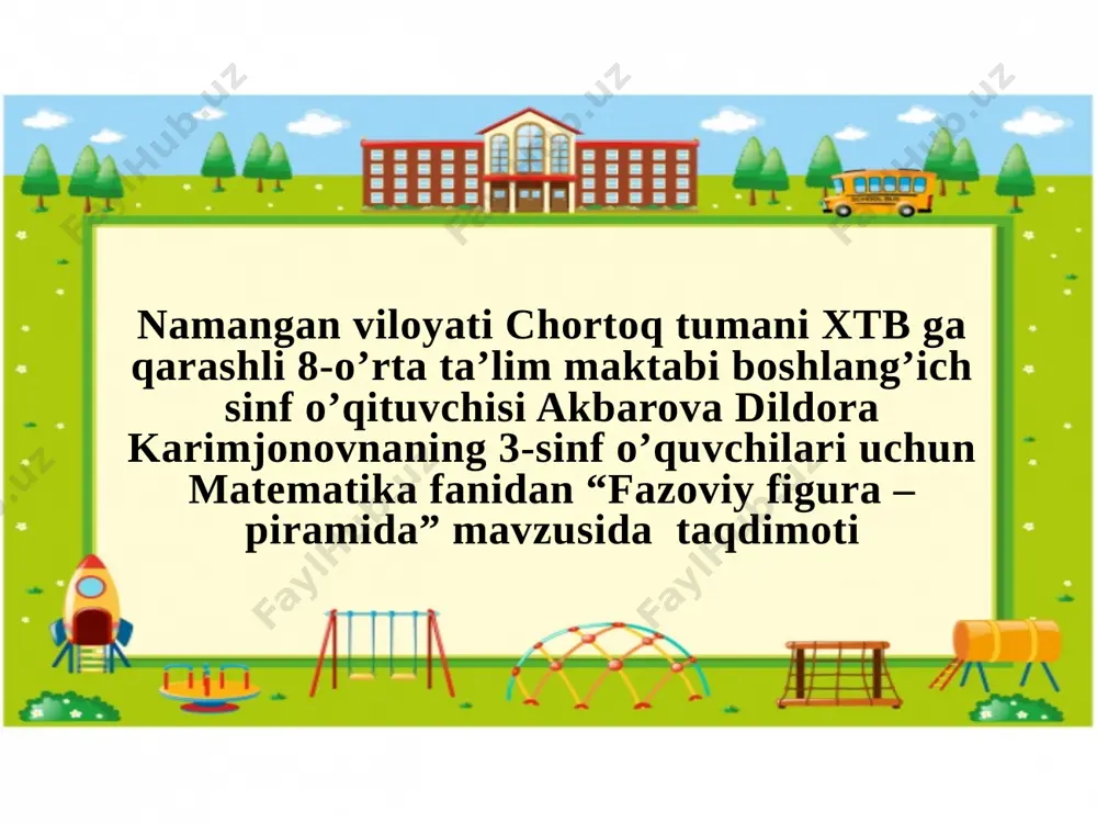 fazoviy figura - piramida — PPTX