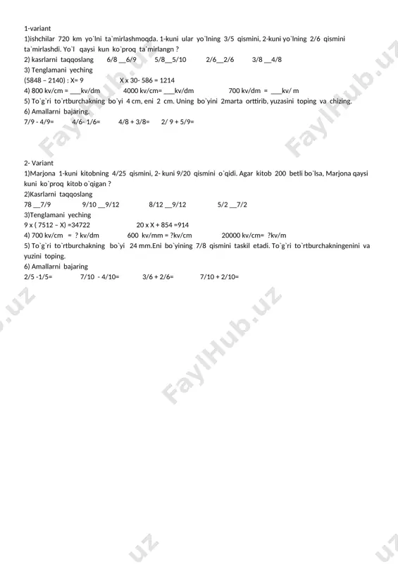 nazorat ishi-15-1 — DOCX