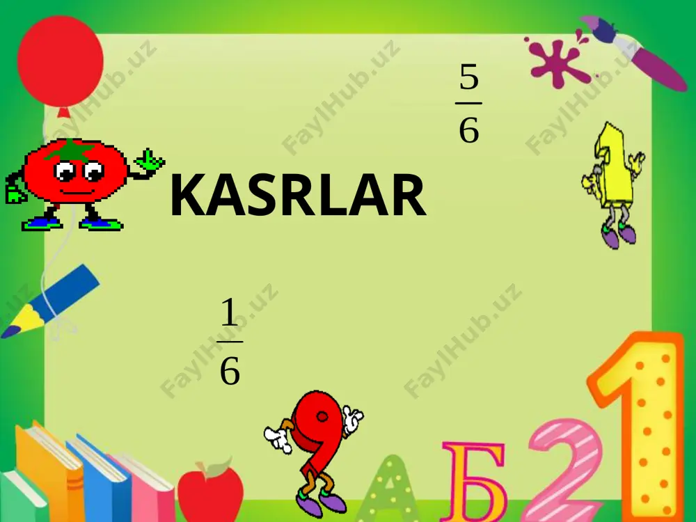 kasr mustahkamlash — PPT