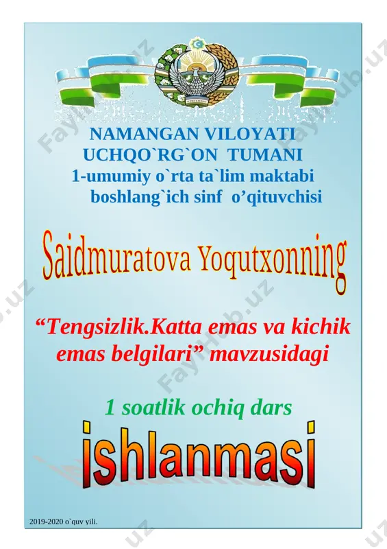 dars ishlanma 222 — DOC