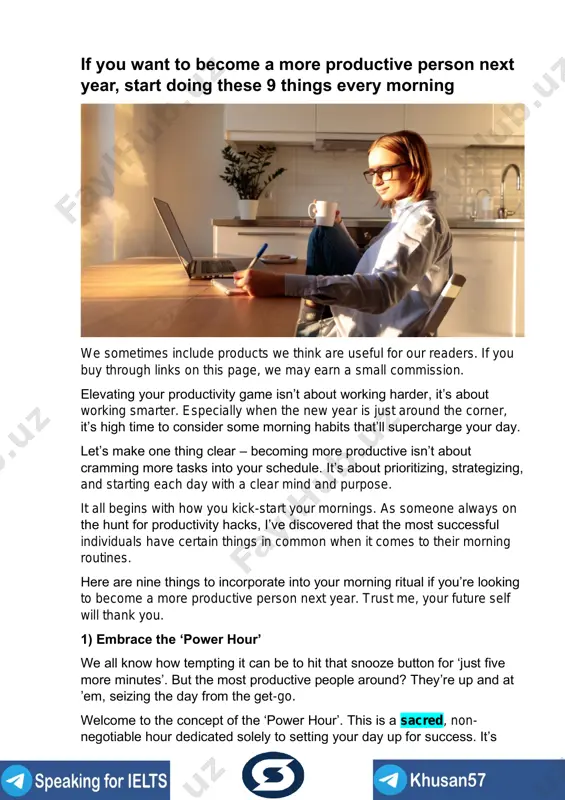 if you want to become a more productive perso — PDF