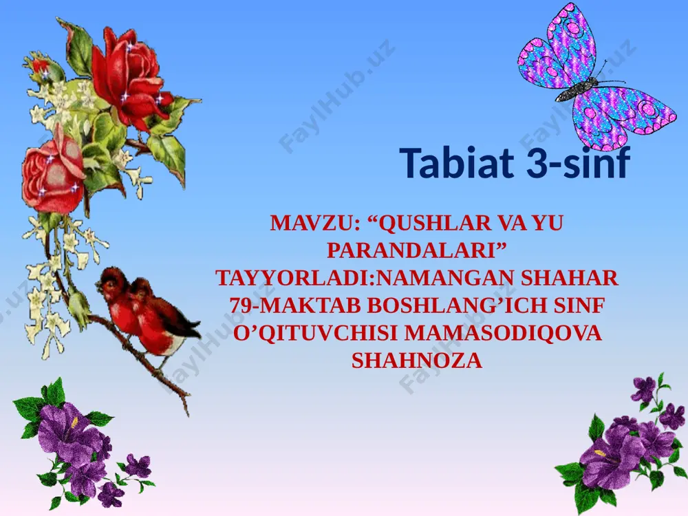 tabiat 3-sinf — PPTX