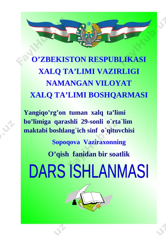 tabiat bilan suhbat — DOCX