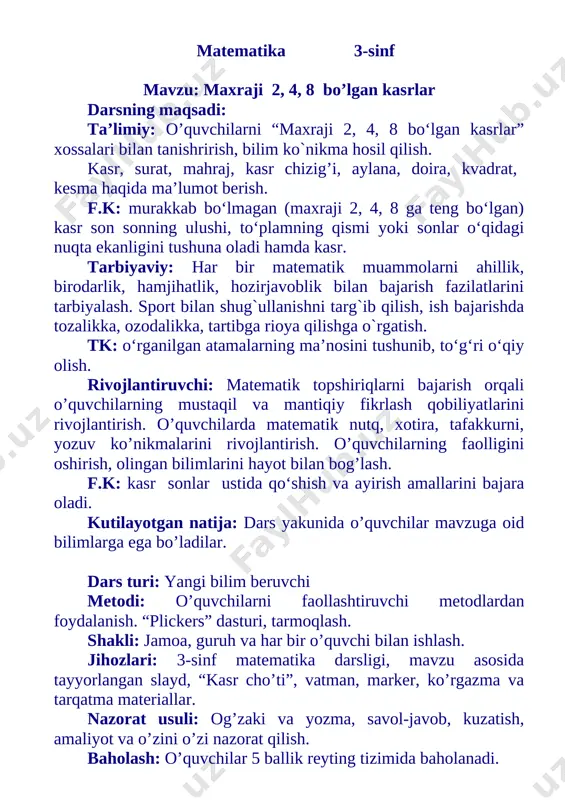 matematika 3-sinf munira — DOCX